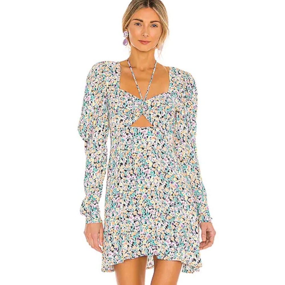 NWT AFRM Zion Floral Mini Dress size small